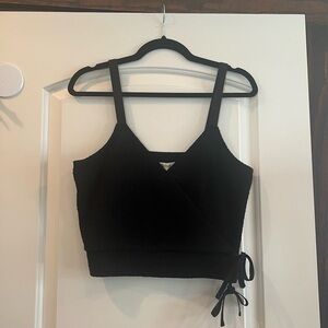 Madewell Wrap Crop Top NWT